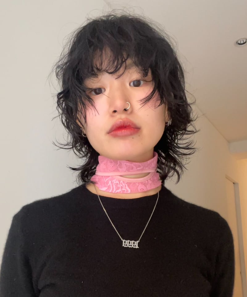 AKIKOAOKI / laced neck | JURK shop tokyo