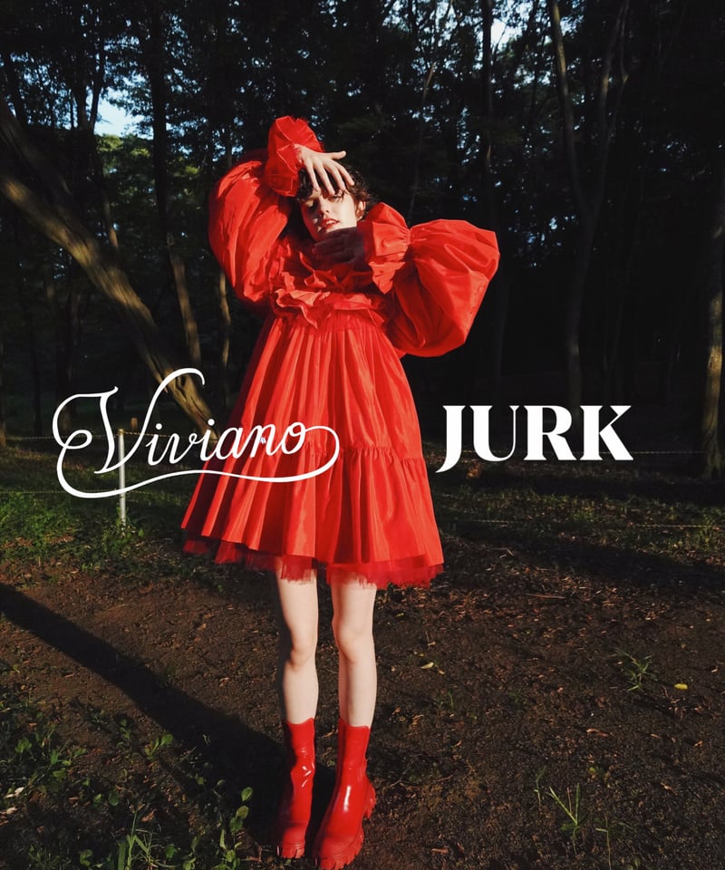 VIVIANO × JURK / Layered Mini Dress(red) | JURK