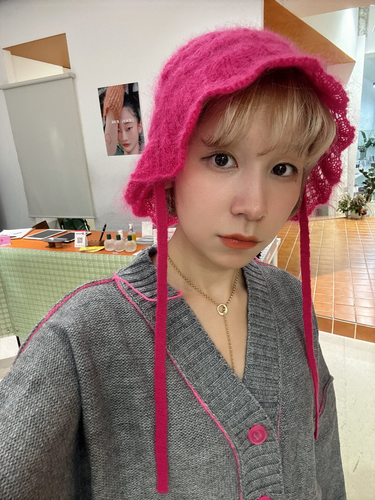 FUMIE=TANAKA / knit lace hat | JURK TOKYO FUMIE=TANAKA / knit lace hat | JURK TOKYO