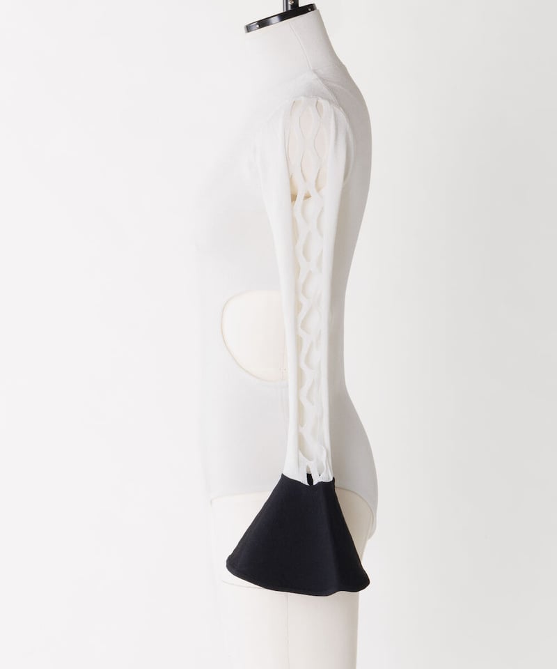 FETICO / BICOLORED KNIT BODYSUIT | JURK TOKYO FETICO / BICOLORED KNIT BODYSUIT | JURK TOKYO
