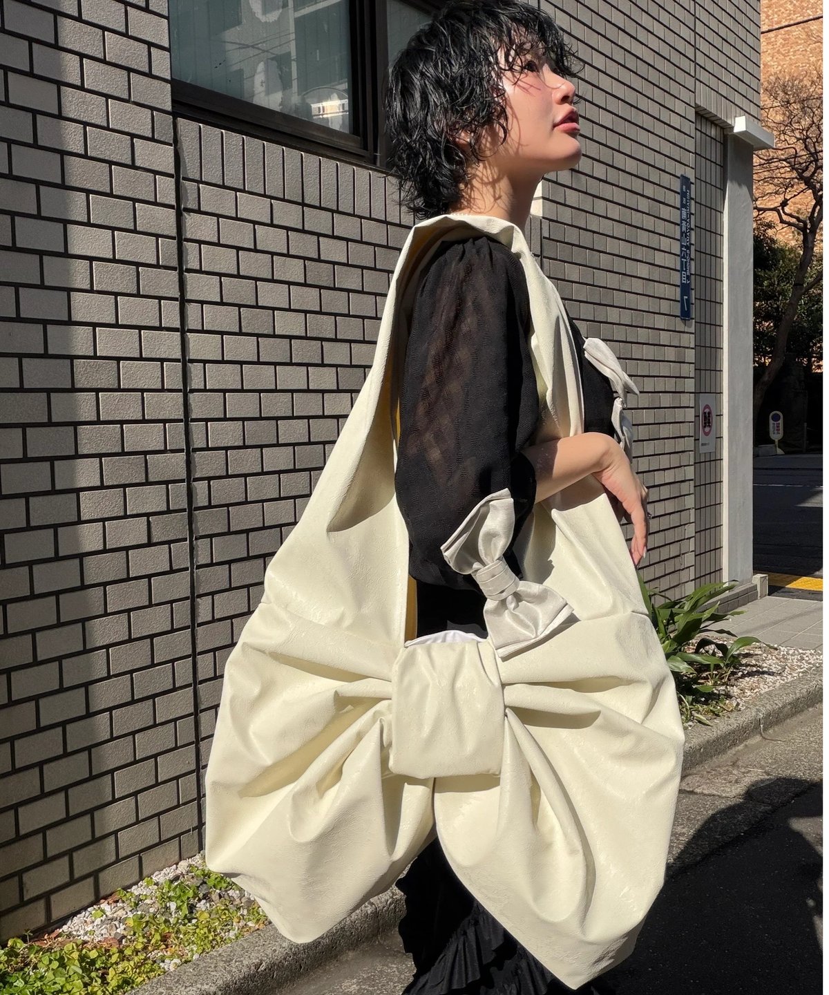 naokitomizuka / Design ribbon bag | JURK shop t