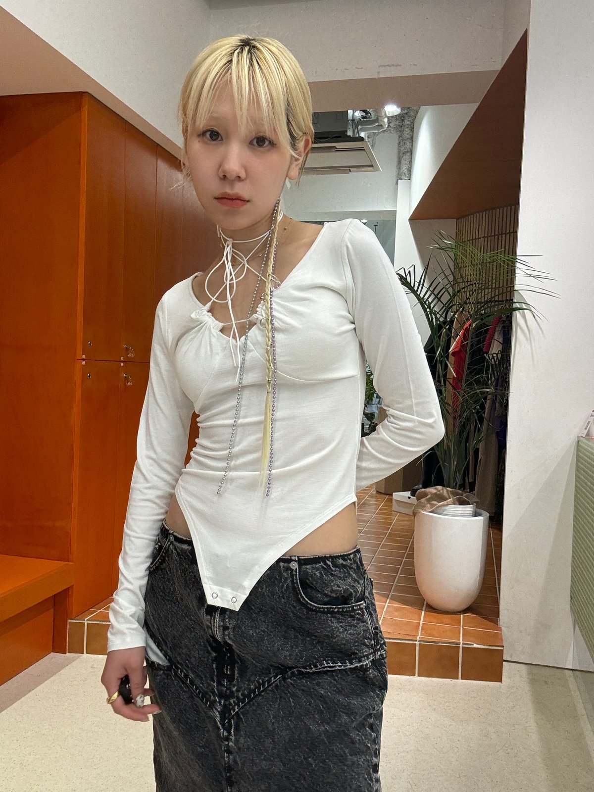 トップス determ; Collagen Strappy Bodysuit Determ; / Collagen Strappy Bodysuit | JURK shop