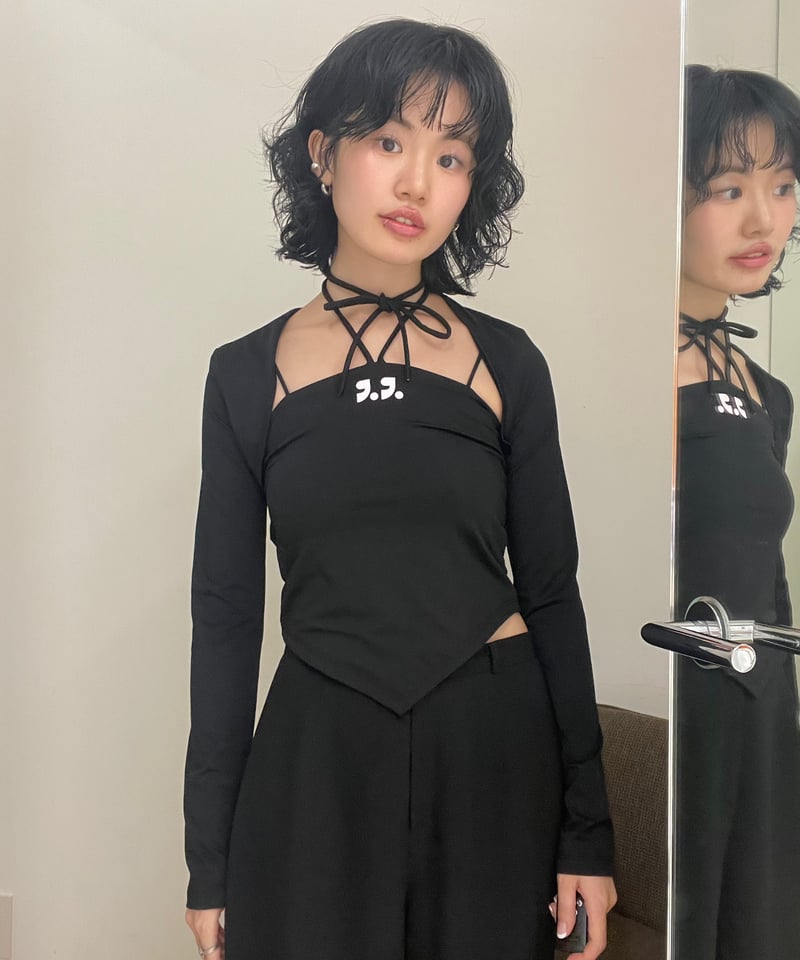 RR)Rest & Recreation / bolero + halter top | J