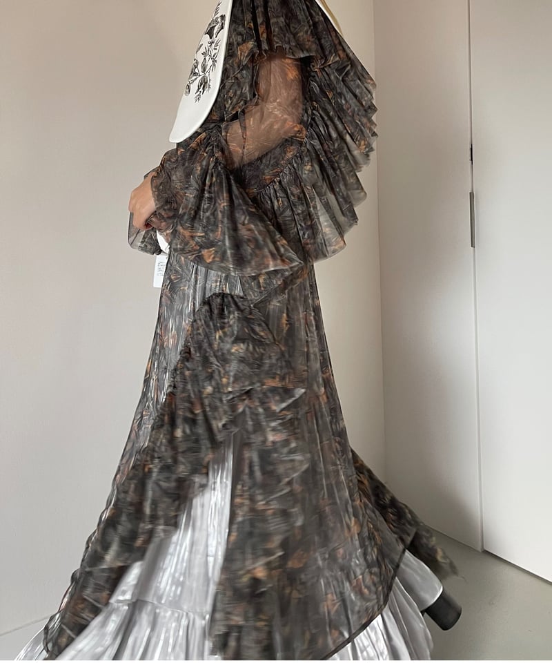 FUMIE=TANAKA / mesh frill OP | JURK TOKYO FUMIE=TANAKA / mesh frill OP | JURK TOKYO