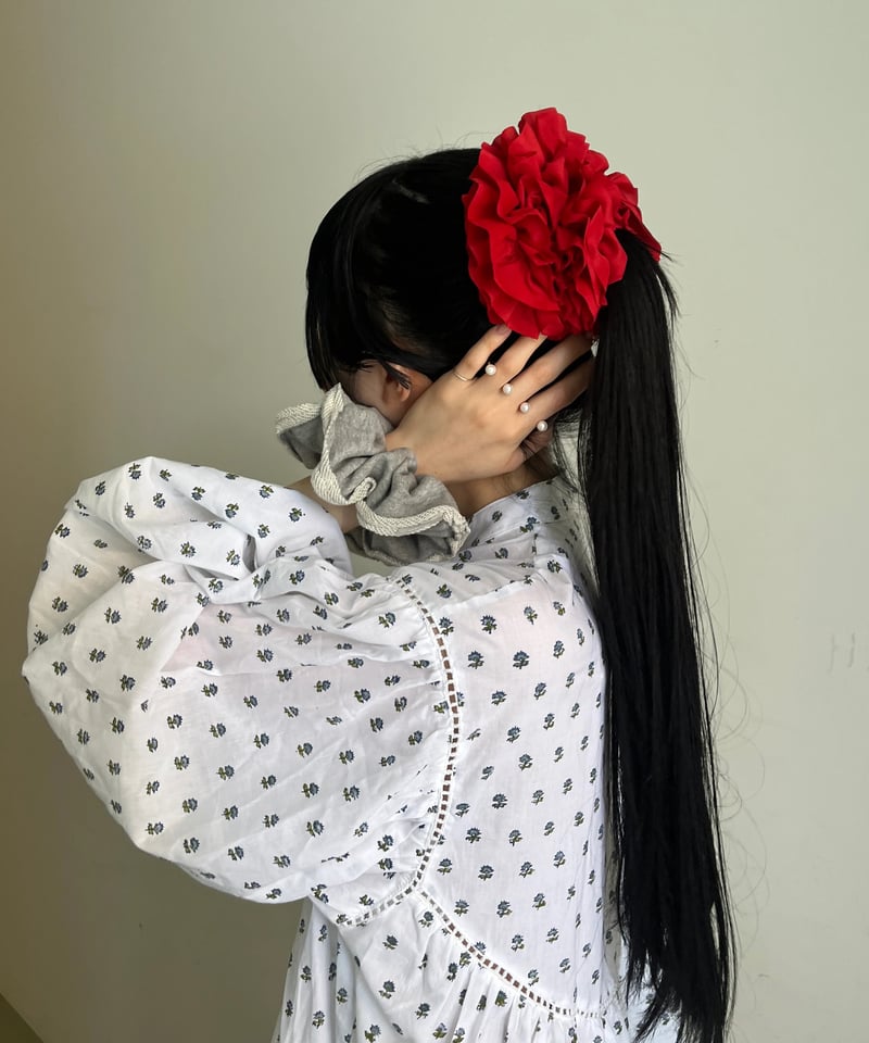 Heyep / Ruffled Jersey Scrunchie | JURK shop tokyo