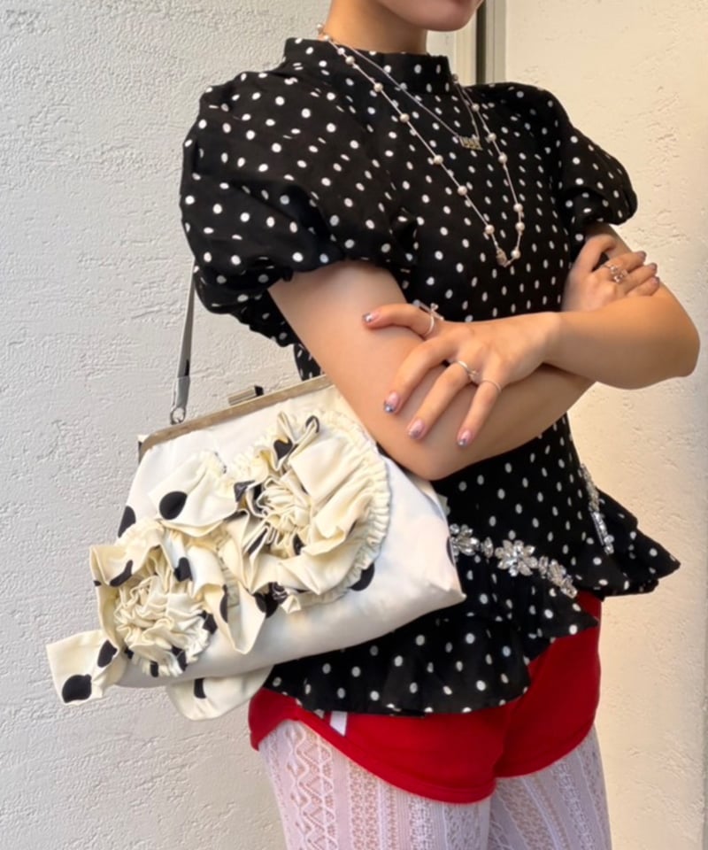 VIVIANO / Ruffle Hand Bag | JURK shop tokyo