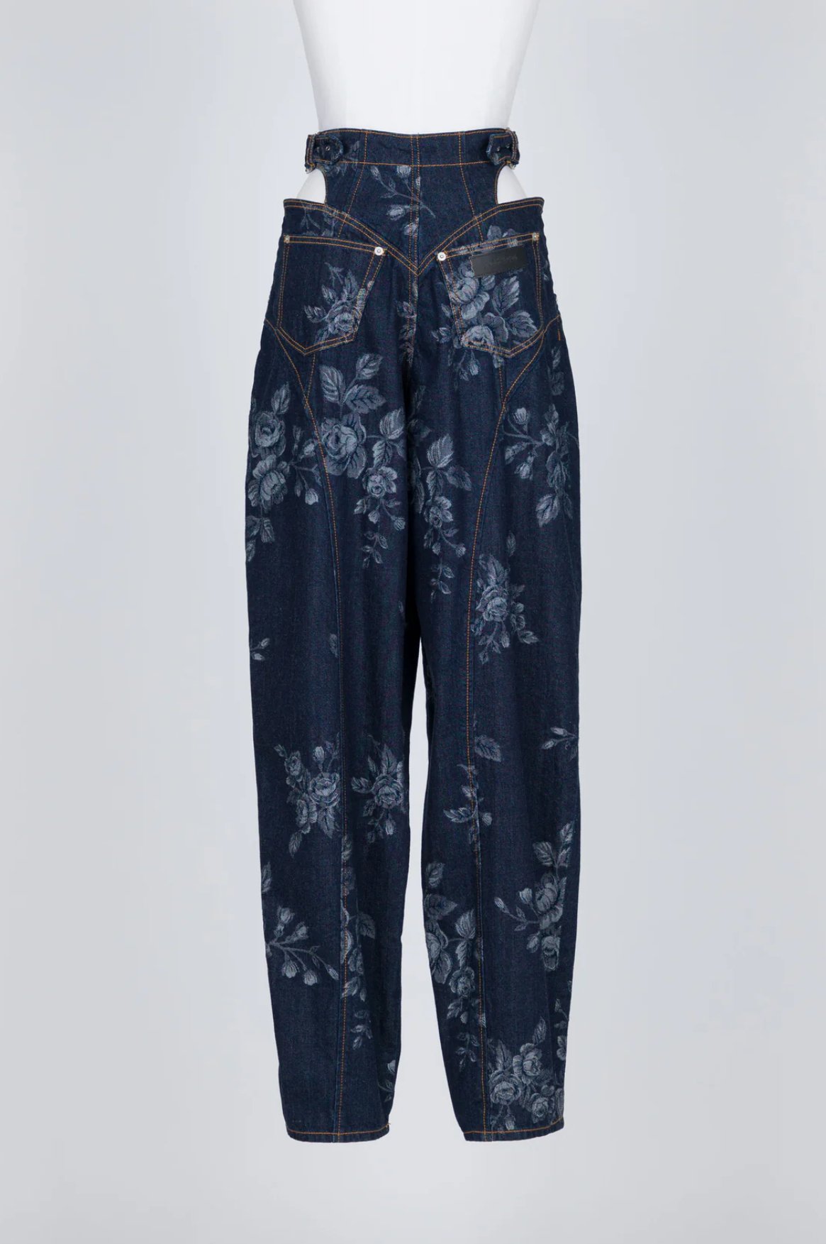 FETICO / ROSE DENIM HIGH-WAIST JEANS | JURK sho