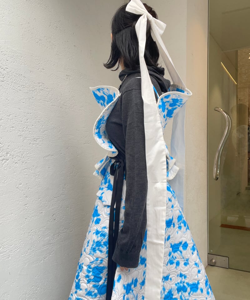 トップス viviano Quilted Ruffle Bustier 24aw VIVIANO / Quilted Ruffle Bustier | JURK shop tokyo
