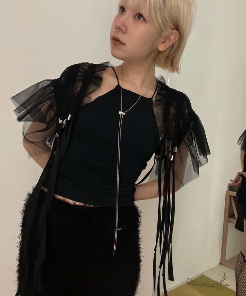 MURRAL / Stem tulle collar | JURK TOKYO