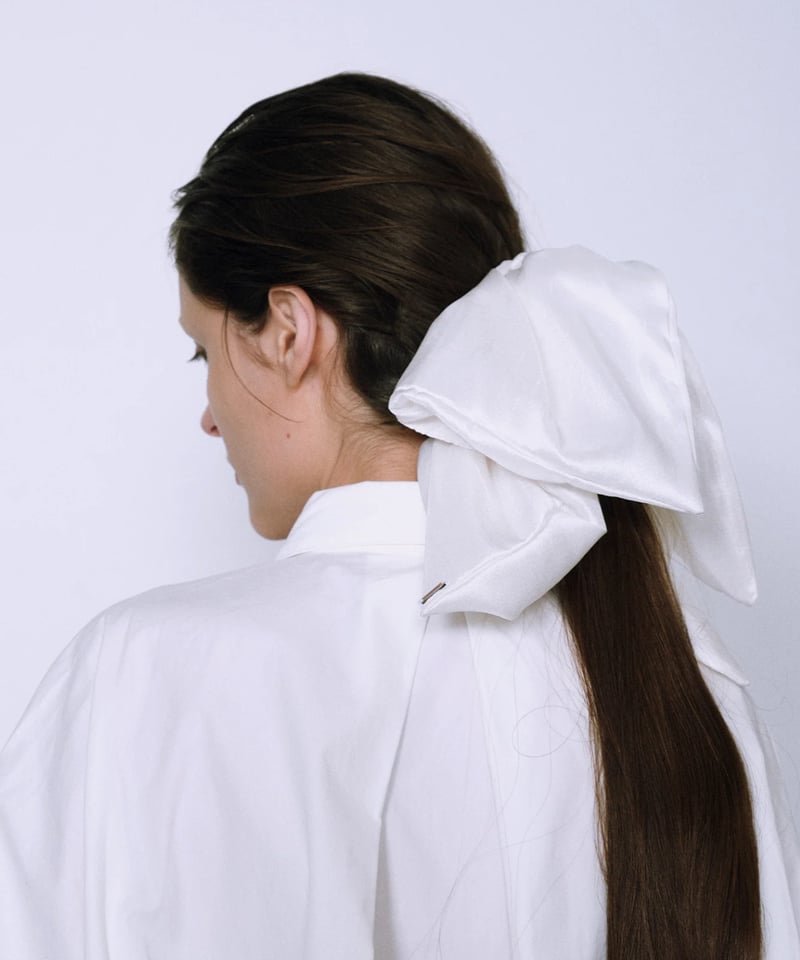 heyep / Silk Square Scrunchie(Large/Medium) | J