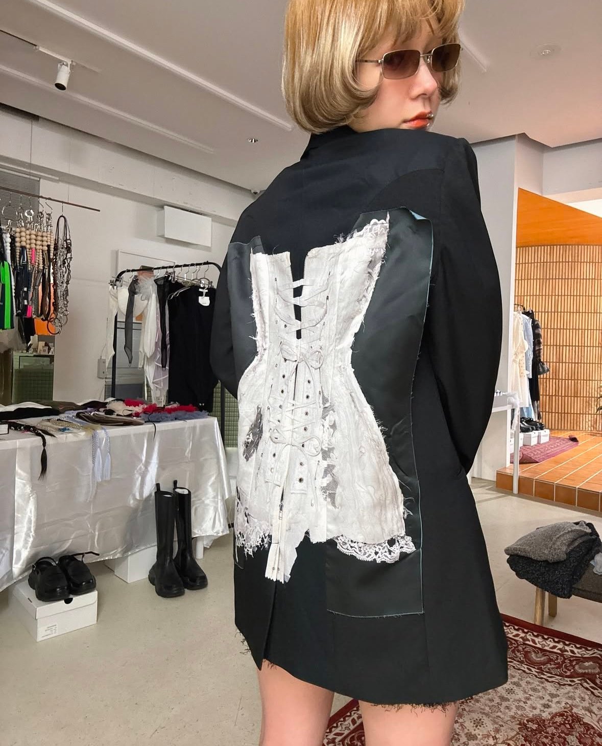 Ambivalent Corset jacket【HEAP】 HEAP / Ambivalent Corset jacket | JURK shop tokyo