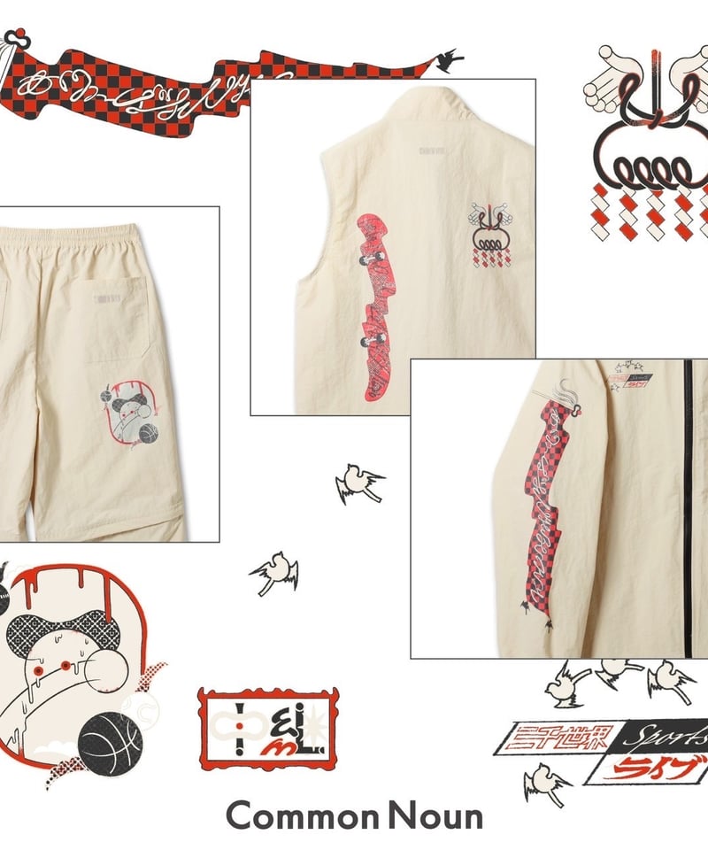 CommonNoun×JURK / nylon pants CommonNoun × JURK / nylon vest | JURK shop tokyo