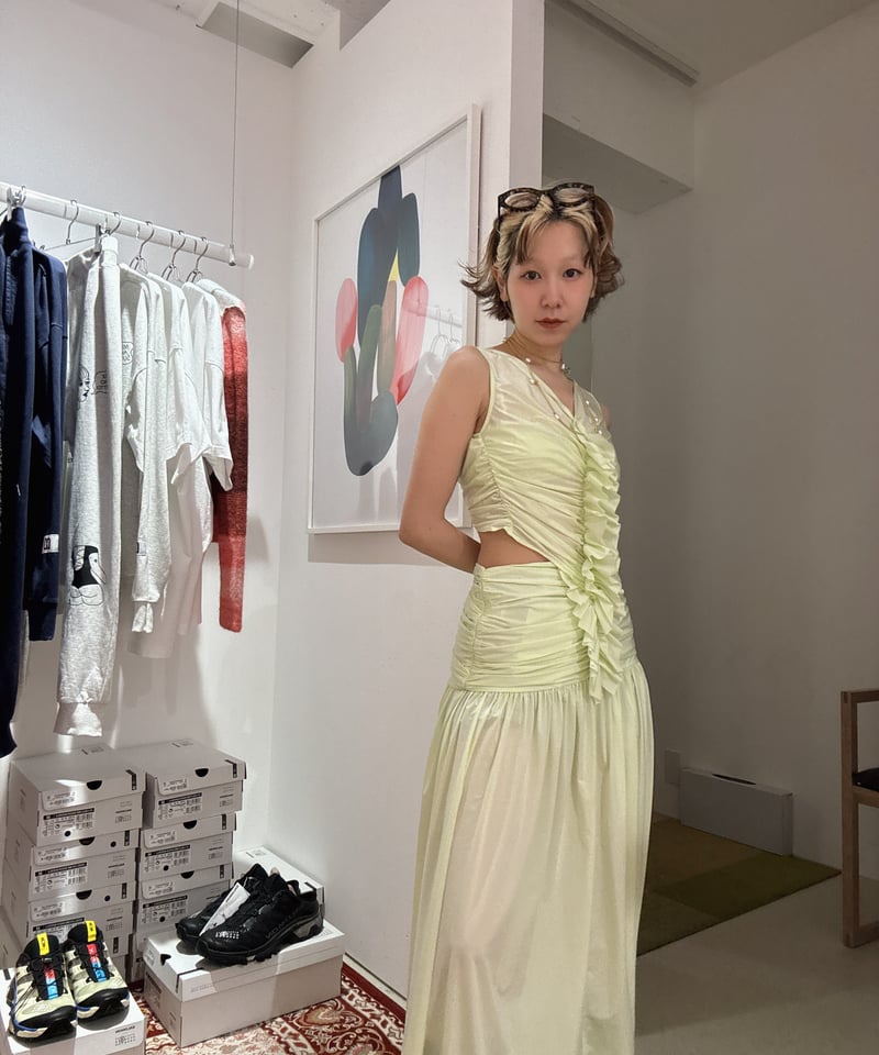 【ゆう】FETICO stretch jersey midi dress FETICO】STRETCH JERSEY MIDI DRESS – ONENESS ONLINE STORE