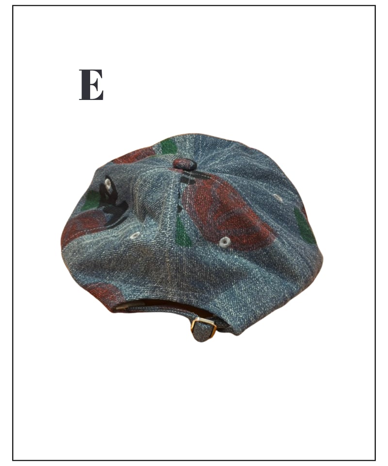 VIVIANO×JURK / rose print denim cap | JURK shop