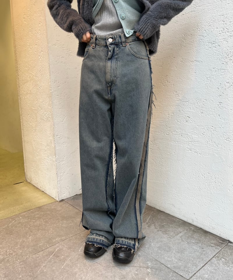 MM6 Maison Margiela / Cotton wide-leg jeans | J