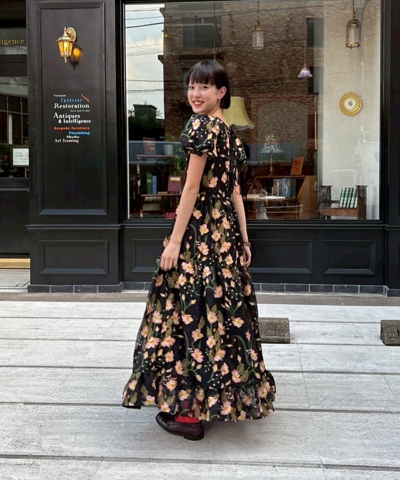 DREAM sisterjane / Wood Lily Embroidered Maxi D