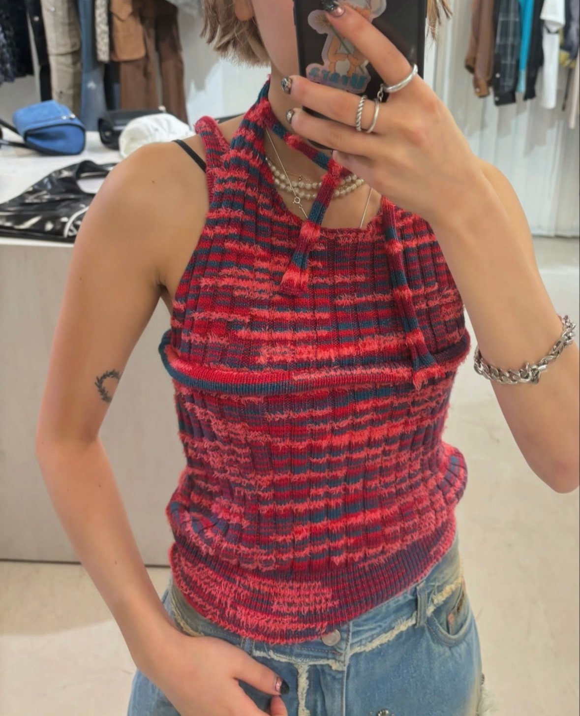 Andersson Bell / layered knit tank top | JURK s