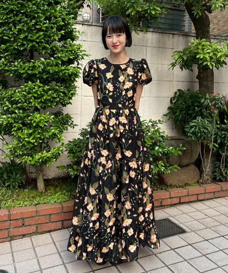 Dream Sister Jane ドレス　美品XS POPPY x sister janeDream Roses Jacquard Mini Dress