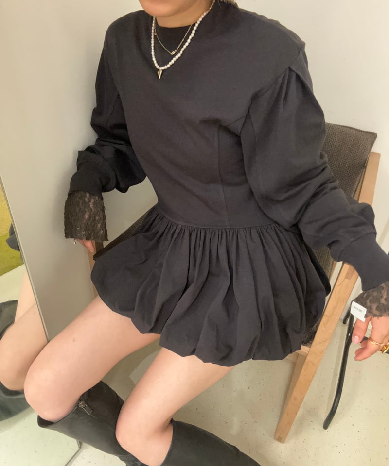 Little $uzie / Ballon Hem Swiching Tops | JURK