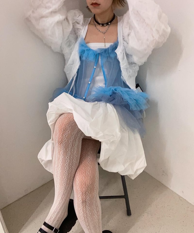 viviano × jurk チュールトップス VIVIANO × JURK / Tulle Cami Top | JURK shop tokyo