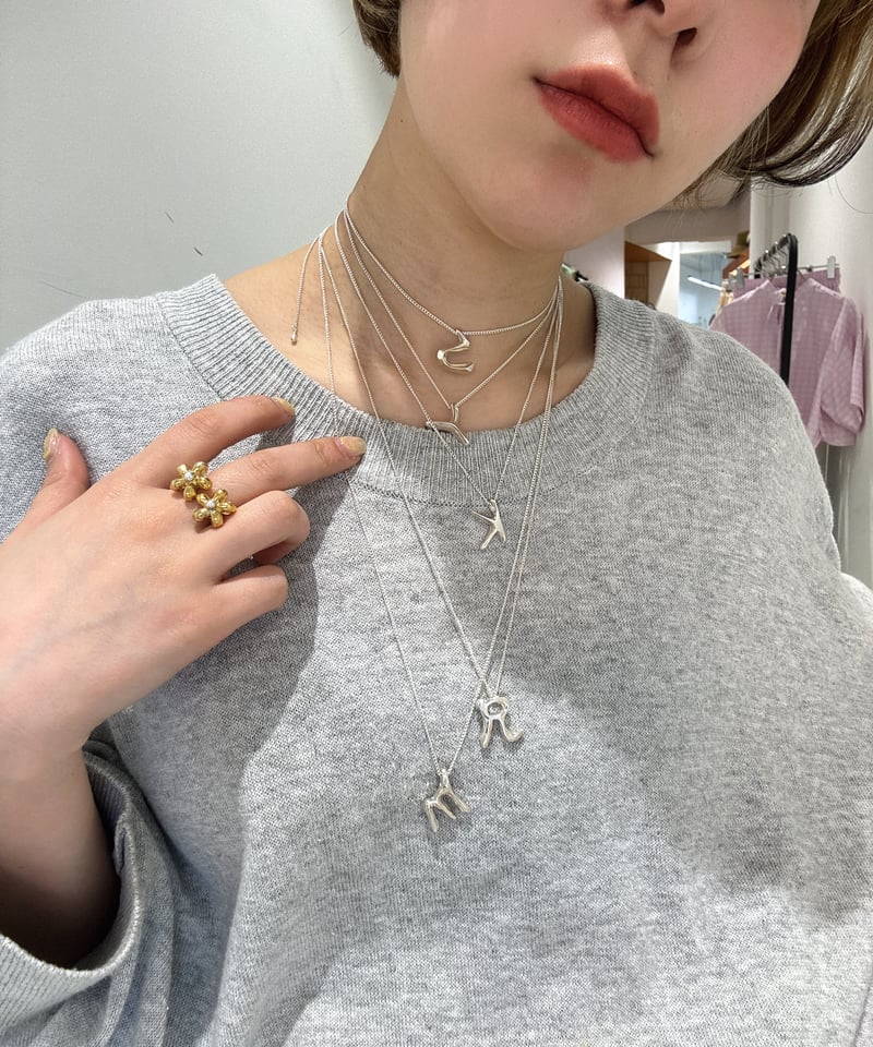 MAISON D'PULSE / Alphabet necklace | JURK shop MAISON D'PULSE / Alphabet necklace | JURK shop