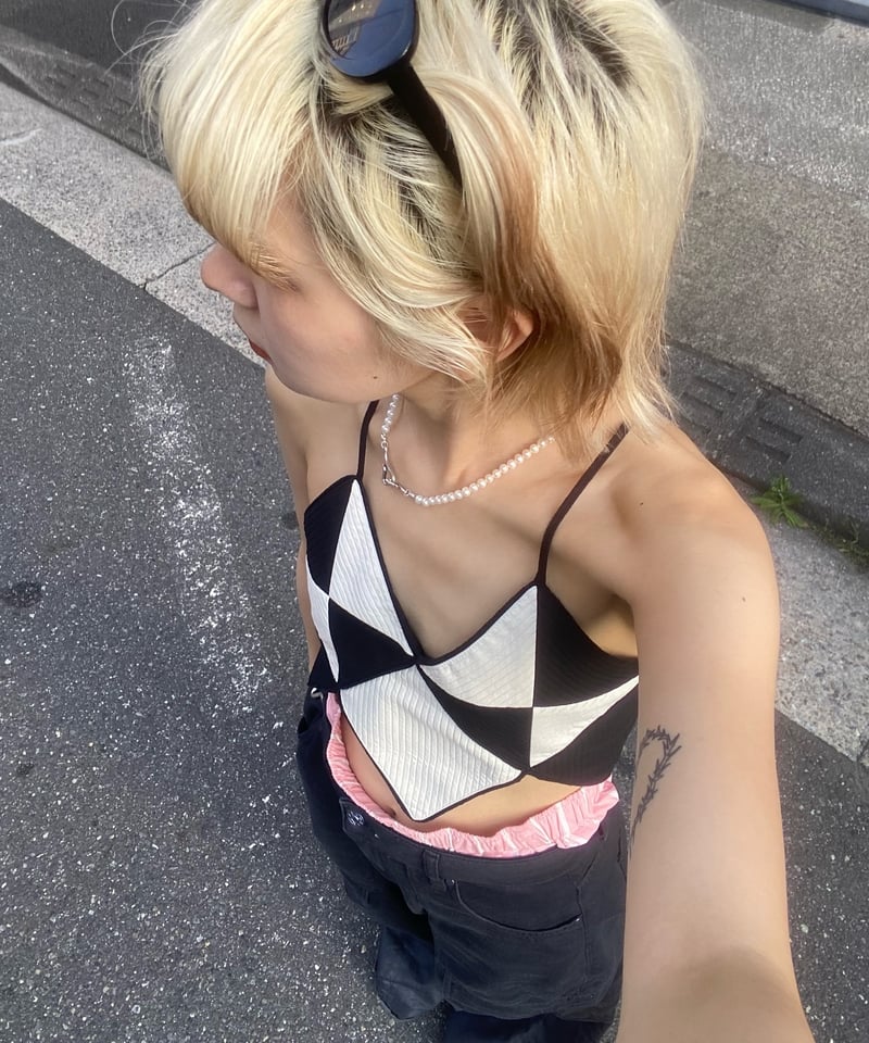 お値下げ★新品★ FUMIE＝TANAKA embroidery bustier 25SS】FUMIE TANAKA フミエタナカ /blend bustier / ビスチェ