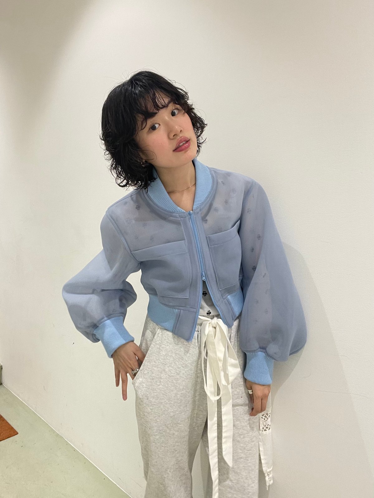 FUMIE=TANAKA / sheer short blouson | JURK TOKYO FUMIE=TANAKA / sheer short blouson | JURK TOKYO
