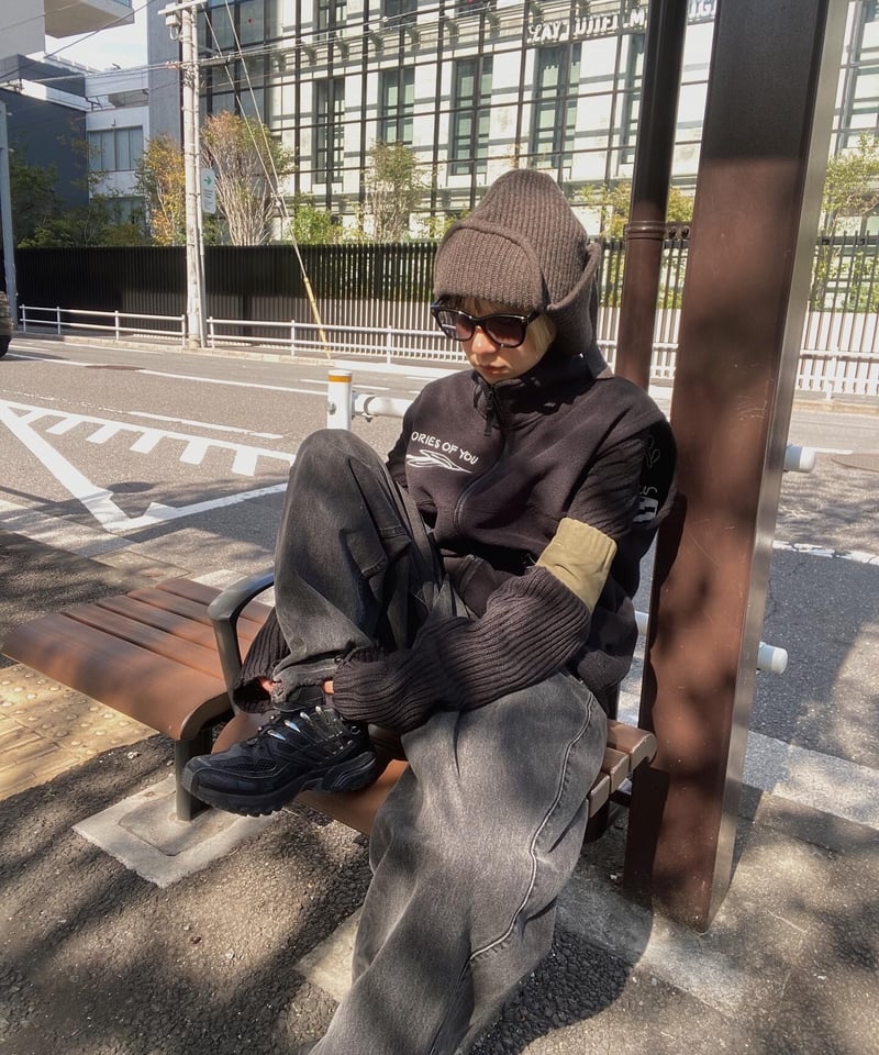 FUMIE=TANAKA / ear cover knit cap | JURK TOKYO FUMIE=TANAKA / ear cover knit cap | JURK TOKYO