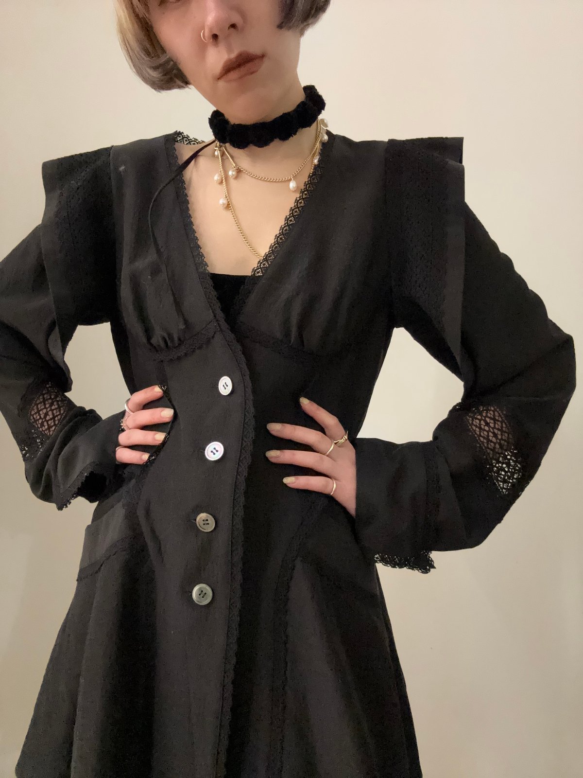 FETICO / LACE-PANELED JACKET | JURK shop tokyo