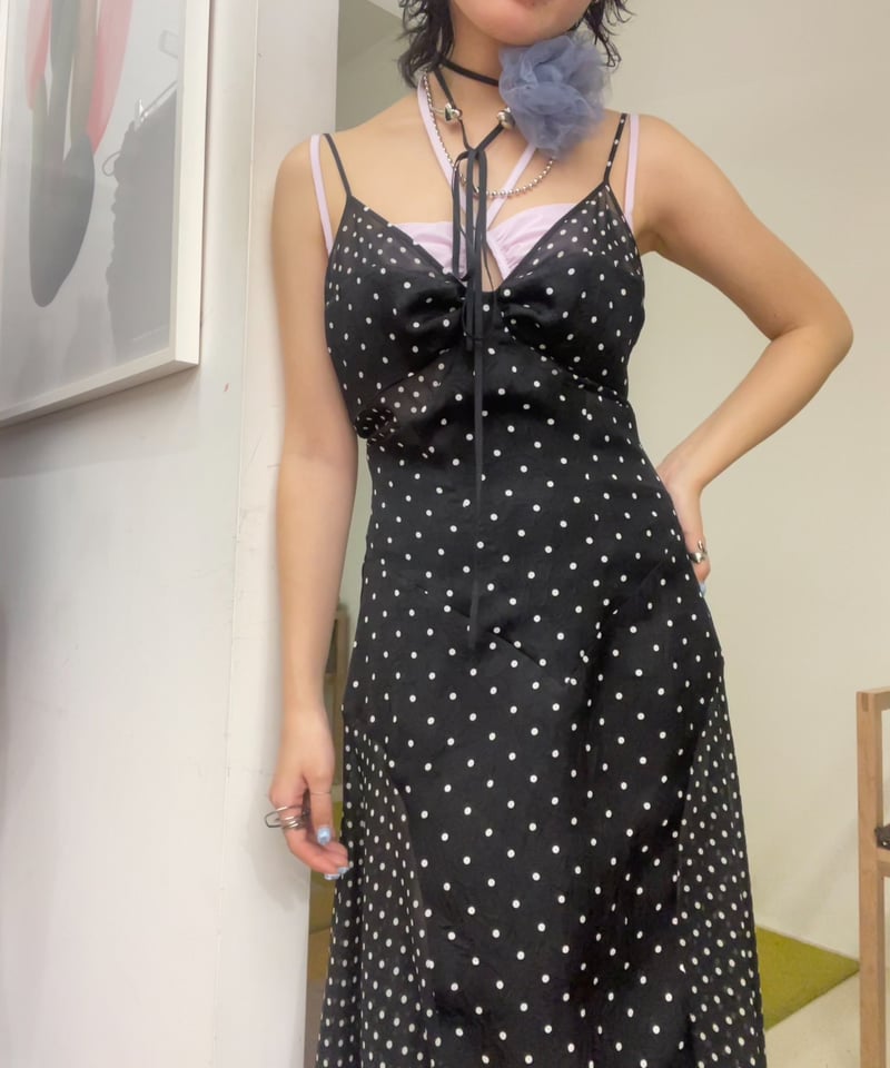 【FETICO】 SHEER COMBINED SLIP DRESS FETICO / SHEER COMBINED SLIP DRESS | JURK shop