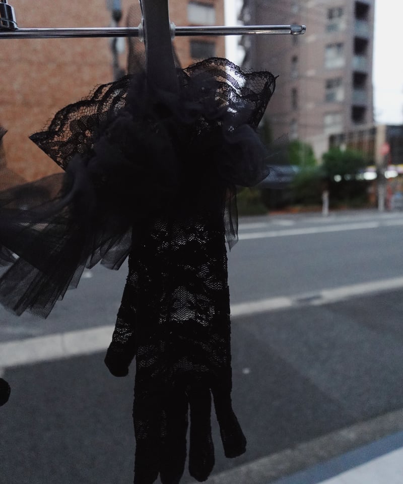 VIVIANO × JURK / Tulle & Lace Gloves(black) | J