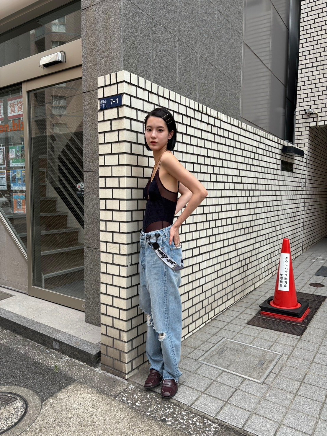 FETICO / Velour paneled bodysuit | JURK shop tokyo