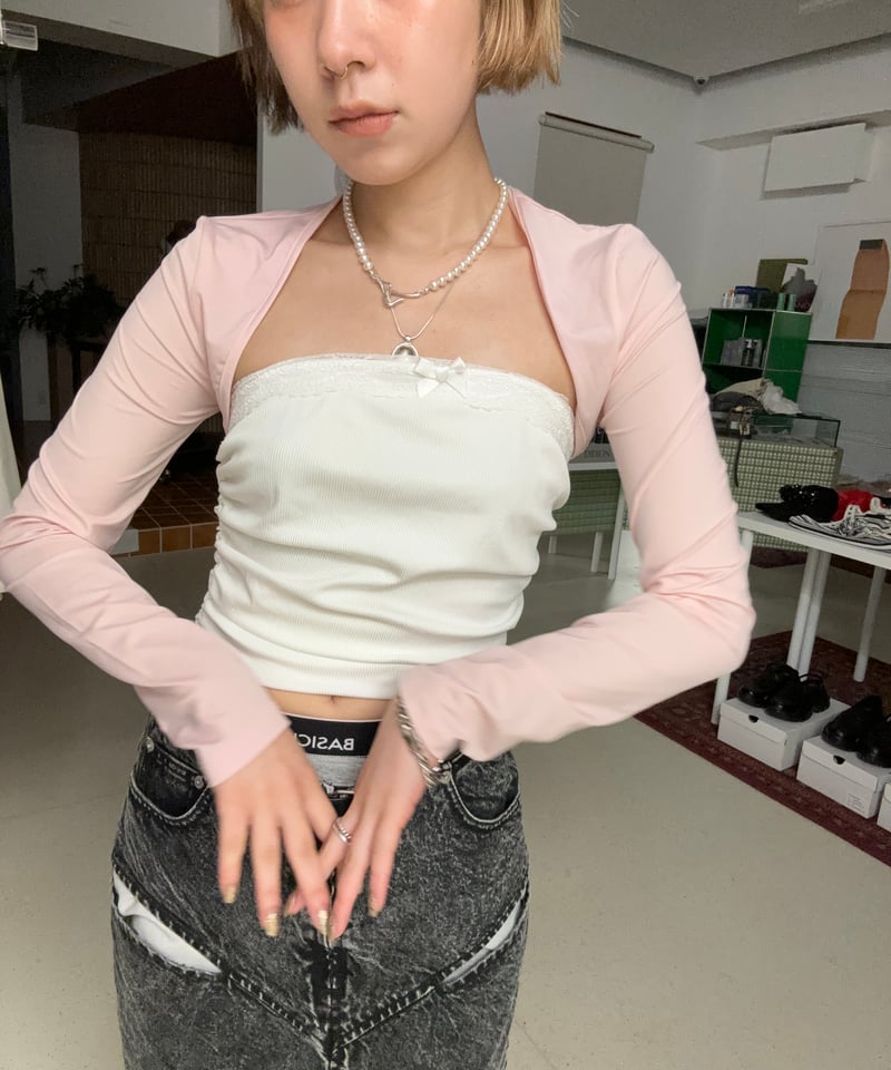 RR)Rest & Recreation / bolero + halter top | J