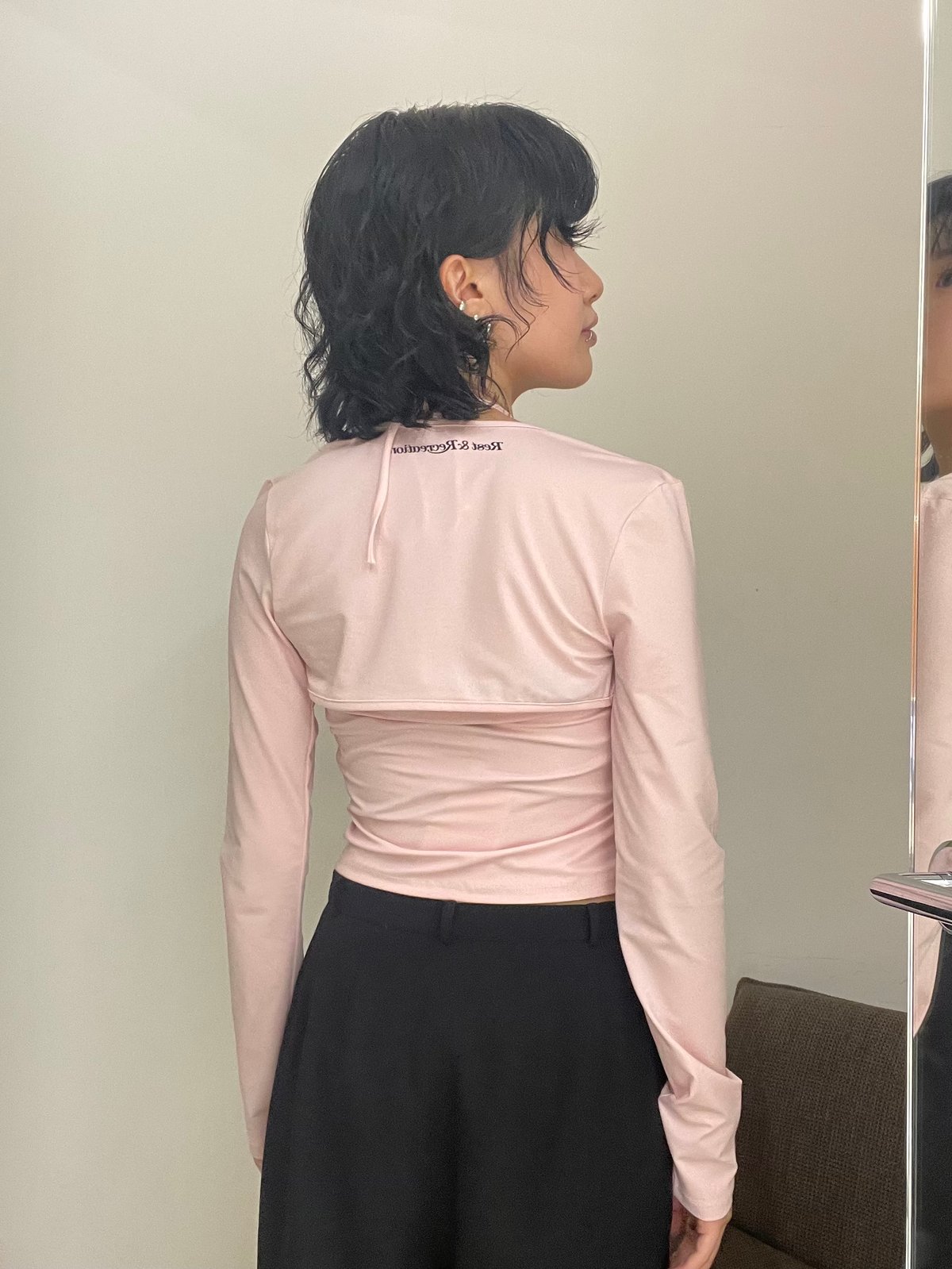 トップス Rest & Recreation RR BOLERO + HALTER TOP RR)Rest & Recreation / bolero + halter top | J
