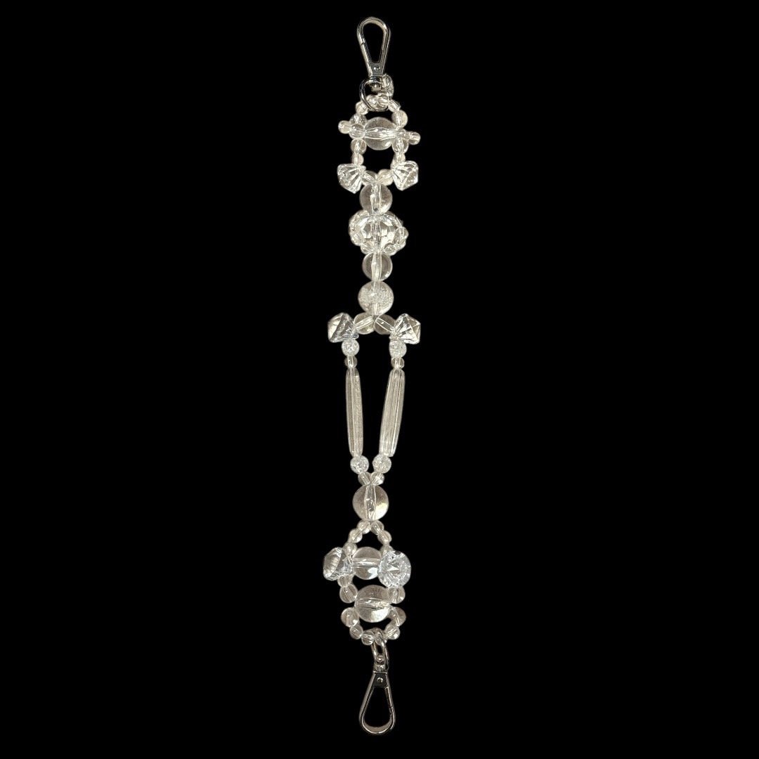 Satoko Oishi / short strap (clear) | JURK shop