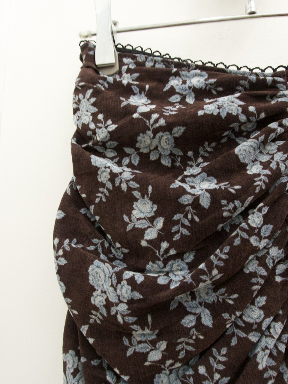 FETICO / Rose Velvet Tulle Gathered Skirt | JUR