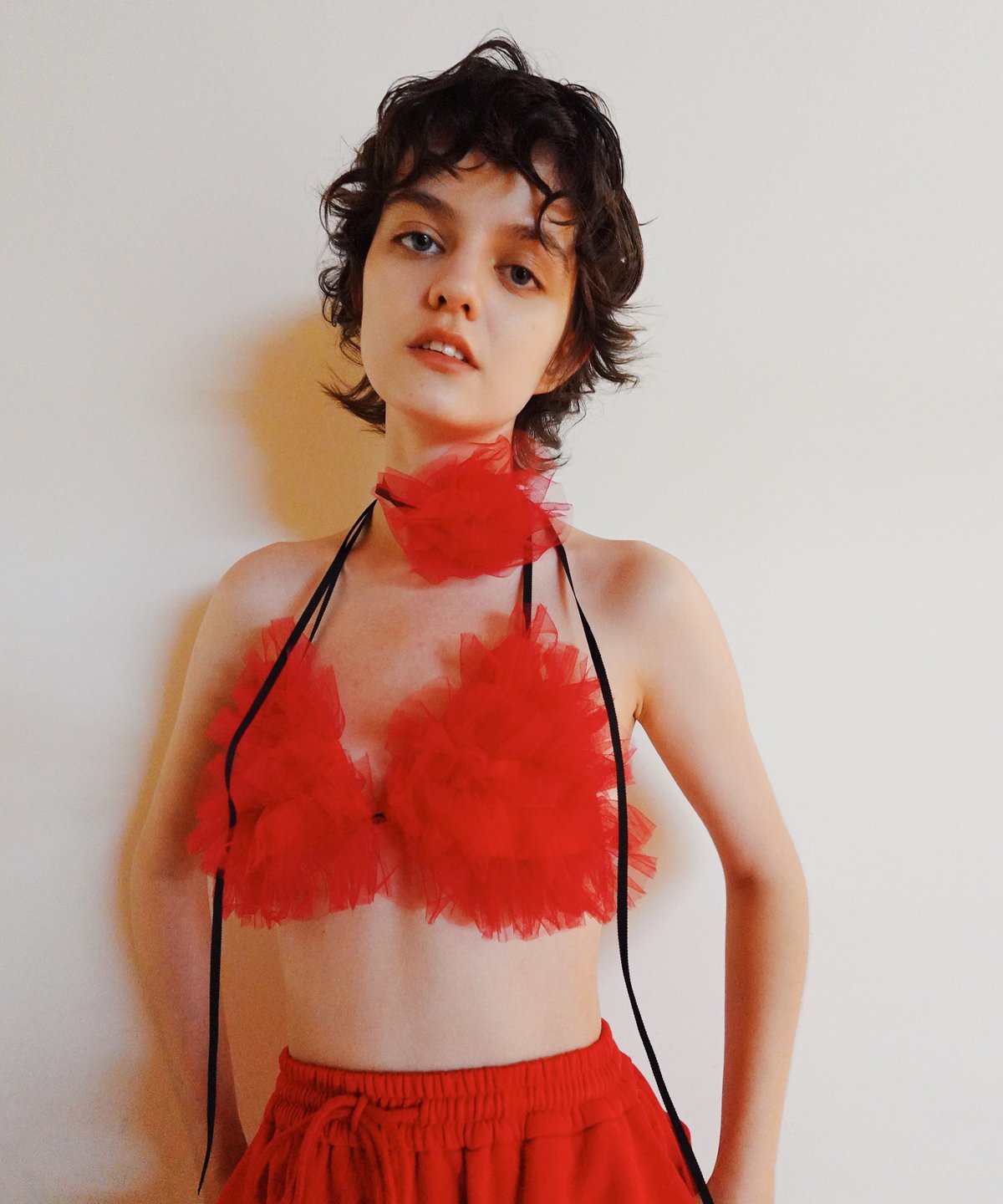 VIVIANO×jurk ブラトップ VIVIANO × JURK / Tulle Cami Top | JURK