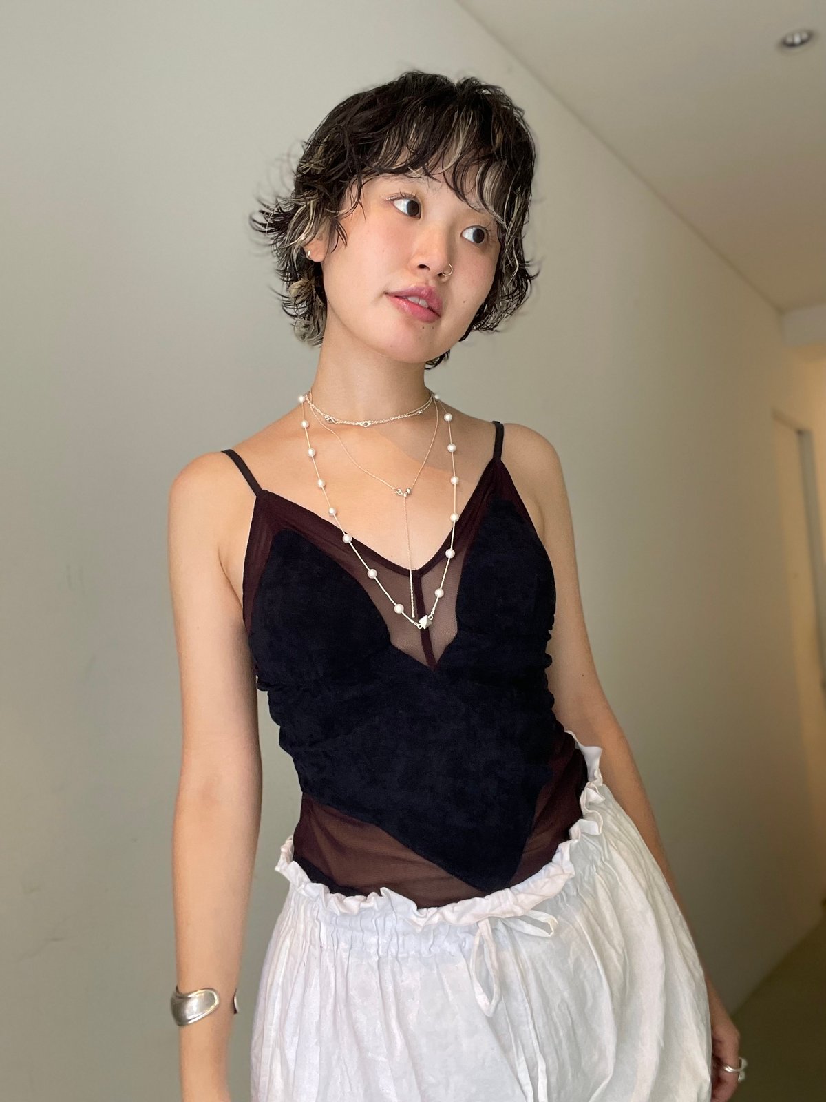 FETICO / Velour paneled bodysuit | JURK shop tokyo