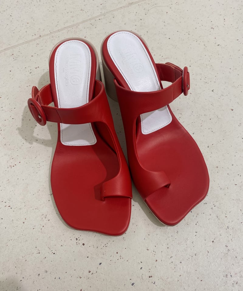 MM6 / asymmetry toes sandal | JURK shop tokyo