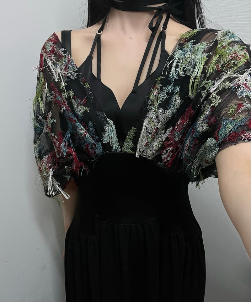 ワンピース MURRAL 2024SS Floating flower lace dress MURRAL / Floating flower lace blooming dress |