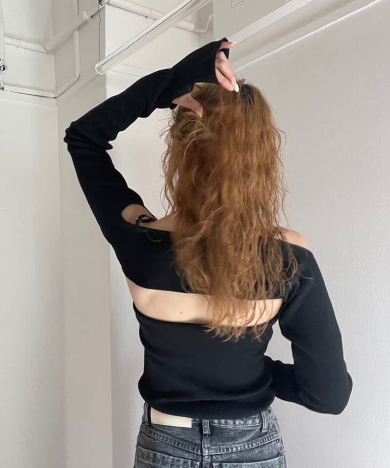 トップス MUKASA / Rib high neck sleeve MUKASA / Rib high neck sleeve | JURK shop tokyo