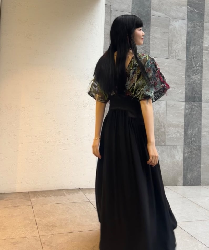 ワンピース MURRAL Blooming dress MURRAL / Floating flower lace blooming dress |
