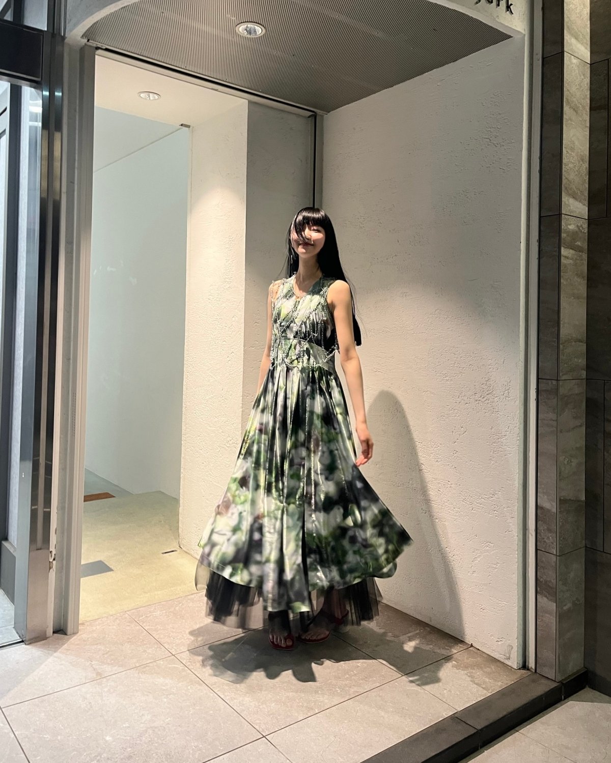 ミューラル　クリアビーズ murral / Dripping clear bracelet | glitter ONL