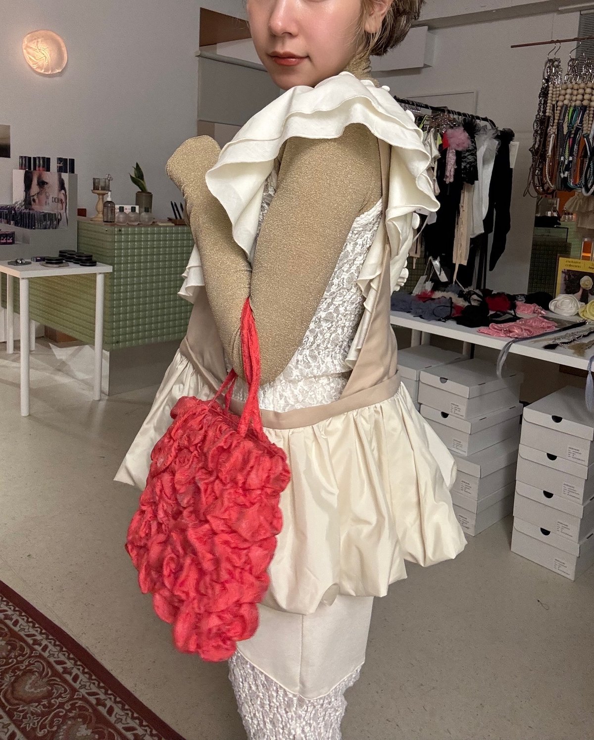 sister jane / Parakeet Ruched Mini Bag | JURK s