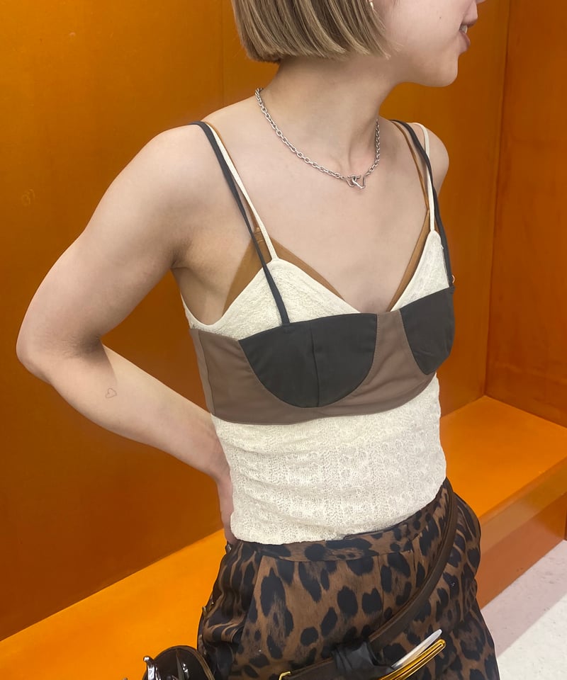 Little $uzie / Sheer Switching Bra Top | JURK T 