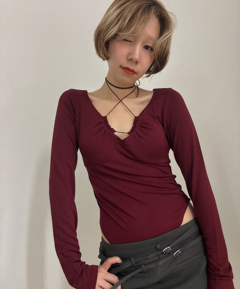 サロペット・オーバーオール・オールインワン Determ; Collagen Strappy Bodysuit size0 サロペット・オーバーオール・オールインワン Determ; Collagen