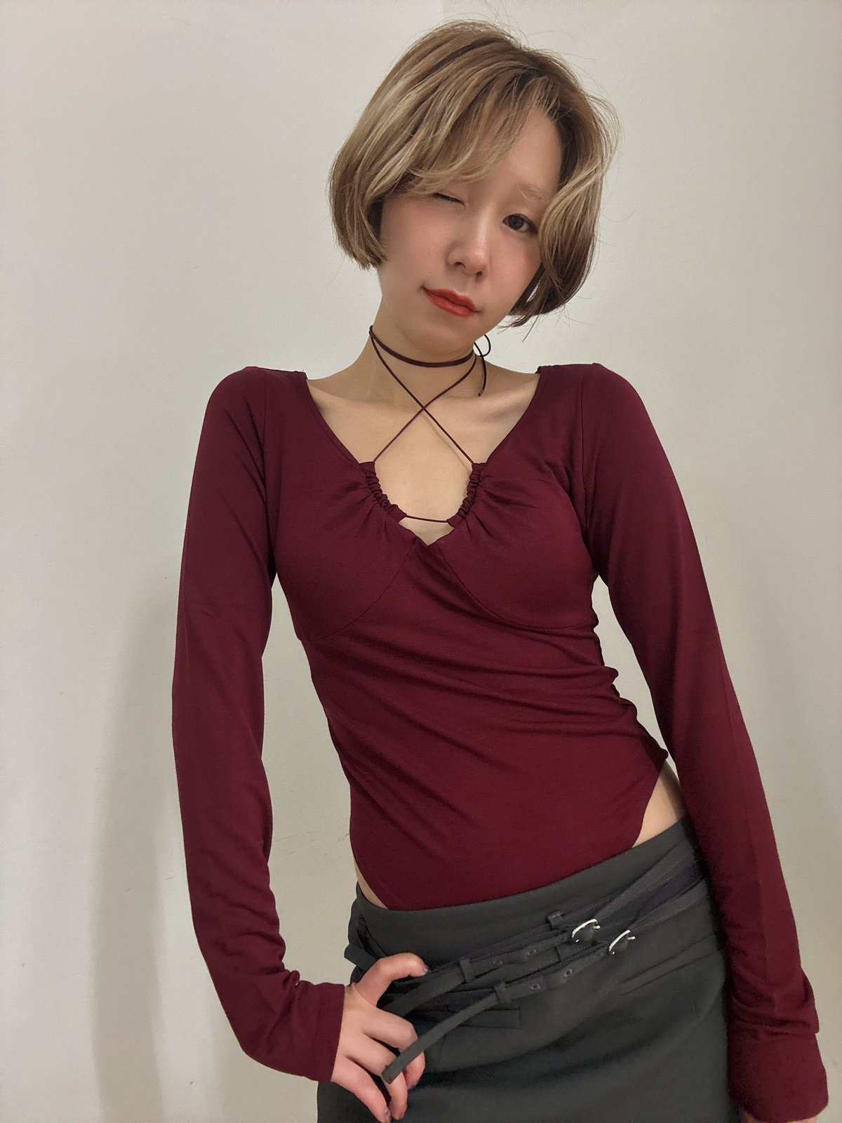Determ; / Collagen Strappy Bodysuit | JURK shop