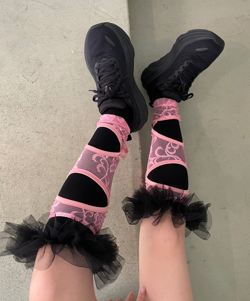 めめめめ[akikoaoki] レースレギンス　新品未使用 AKIKOAOKI レギンス 「AKIKOAOKI/アキコアオキ」cyber lace