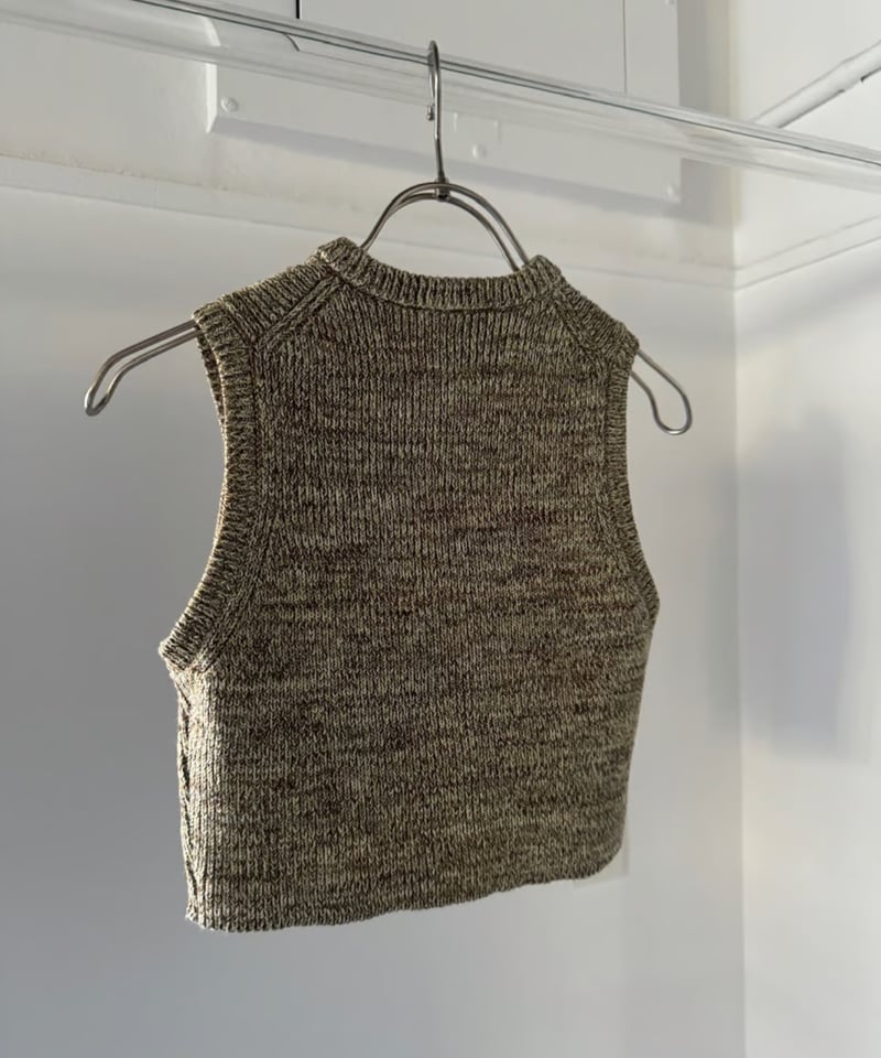 littlesuzie トップス Little $uzie / Line Cotton Sleeve Rib Knit Top