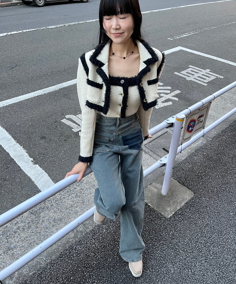 FETICO / Boucle knit short jacket | JURK shop t